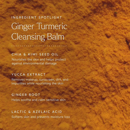 TRUE BOTANICALS GINGER TURMERIC CLEANSING BALM 96G