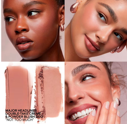 PATRICK TA Major Headlines - Double-Take Cream + Powder Blush Duo