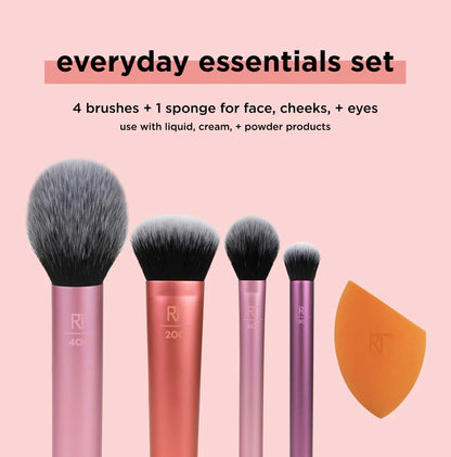 Real Techniques Everyday Essentials Makeup Brush Set