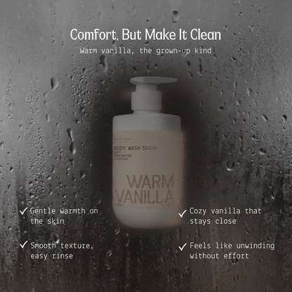 LBK Essentials Warm Vanilla Body Wash Serum 250ml