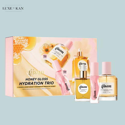 Gisou Honey Gloss Hydration Trio set.