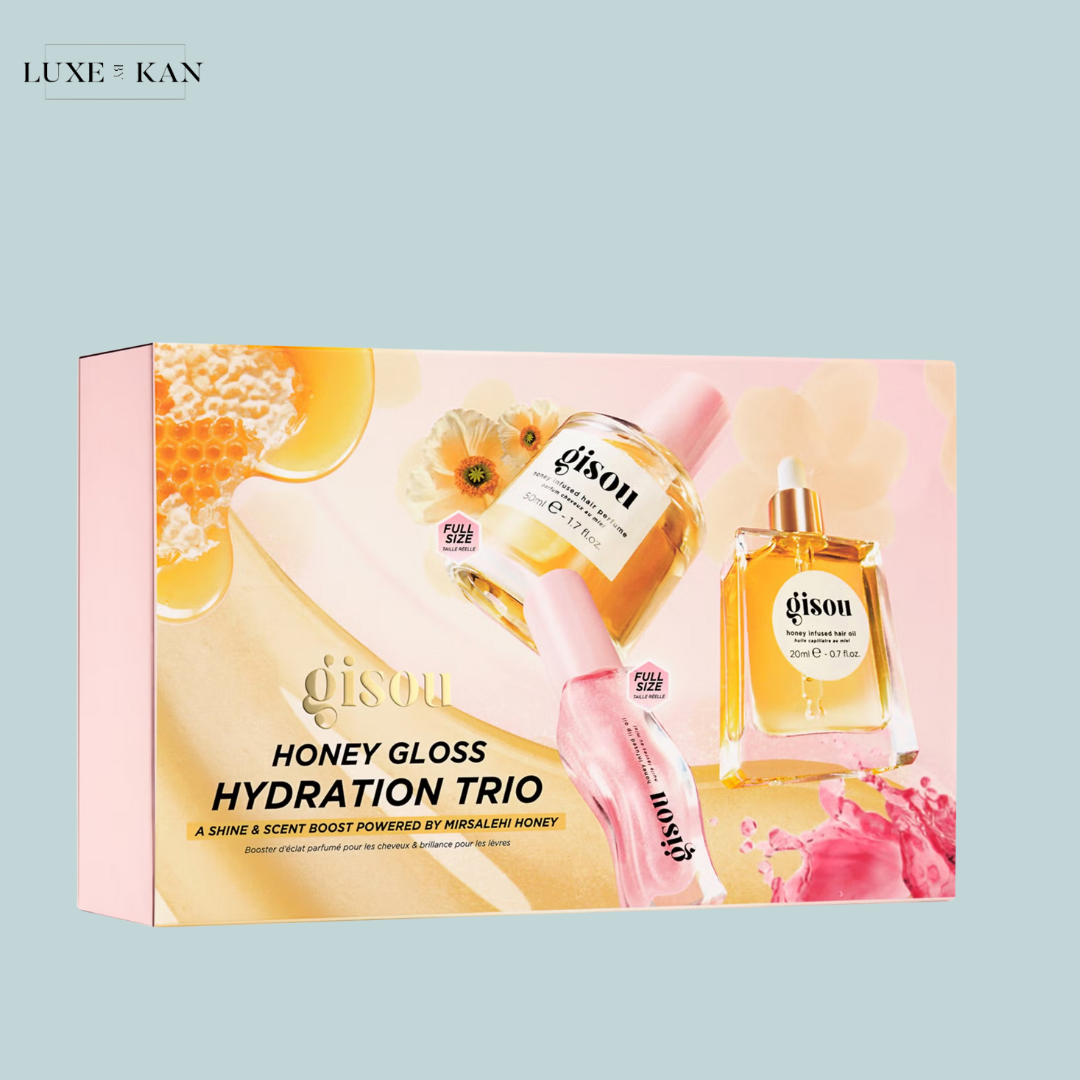Gisou Honey Gloss Hydration Trio box