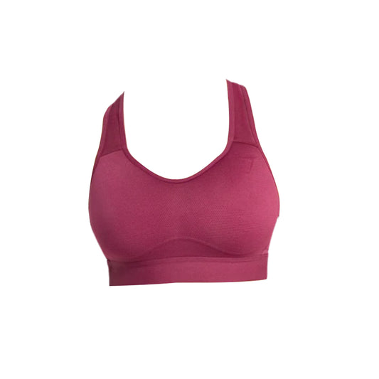 Gymshark lightweight sports bra, high support in deep rose colored.