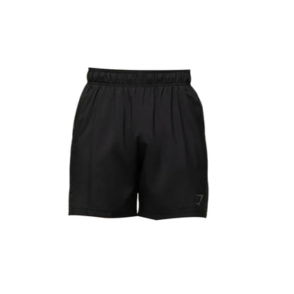 Gymshark athletic shorts with an elastic waistband and small logo on the side.