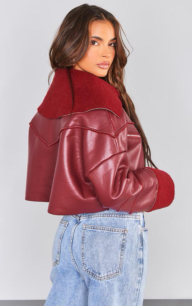 Prettylittlething aviator outlet jacket