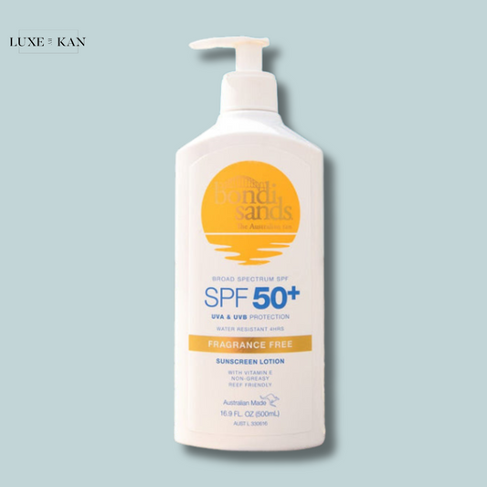 Bondi Sands Spf 50+ Fragrance Free Sunscreen Lotion Value Pump Pack 500ml