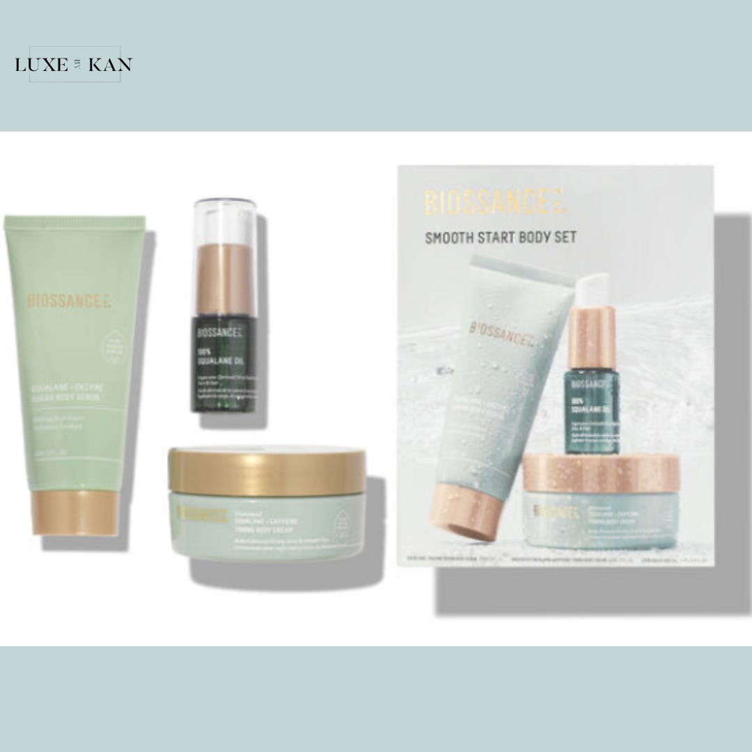 BIOSSANCE 
SMOOTH START BODY SET