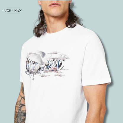 AMIRI PEGASUS PRINT T-SHIRT