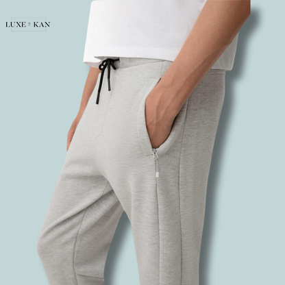 Bershka Plush Jogger Trousers With Seams