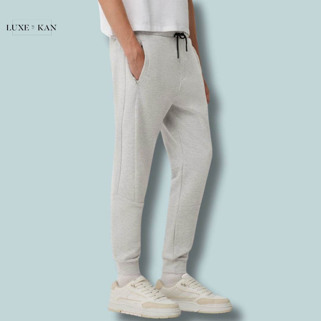 Bershka Plush Jogger Trousers With Seams