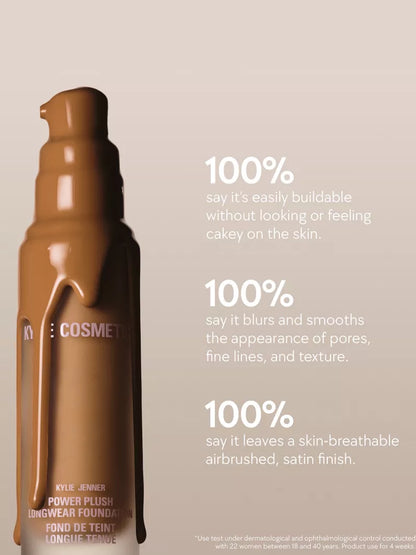 KYLIE BY KYLIE JENNER
Power Plush long-wear foundation 30ml