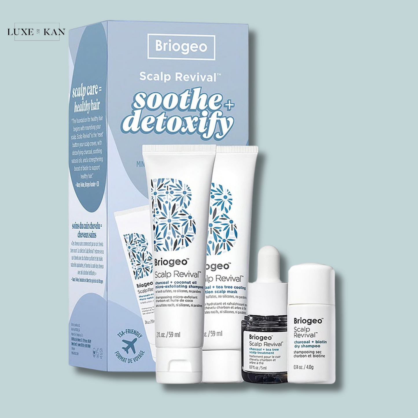 Briogeo Scalp Revival™ Soothe + Detoxify Travel Set