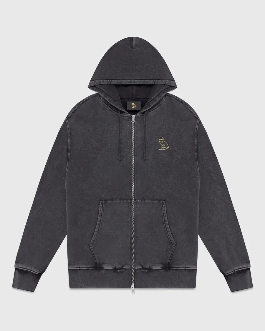 OCTOBER’S VERY OWN Muskoka Garment Dyed Full-Zip Hoodie