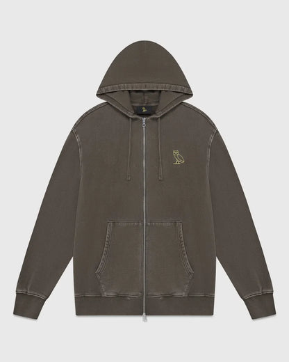 OCTOBER’S VERY OWN Muskoka Garment Dyed Full-Zip Hoodie