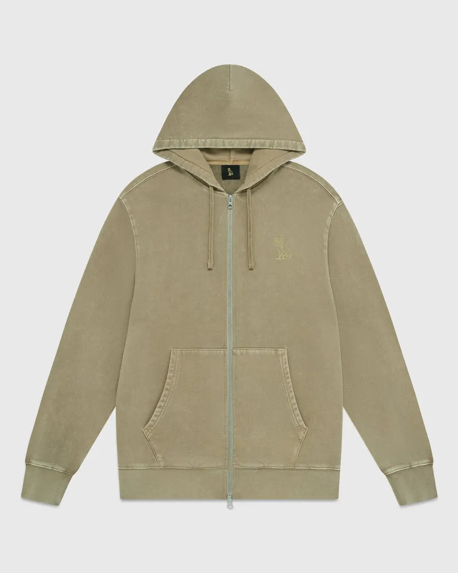 OCTOBER’S VERY OWN Muskoka Garment Dyed Full-Zip Hoodie