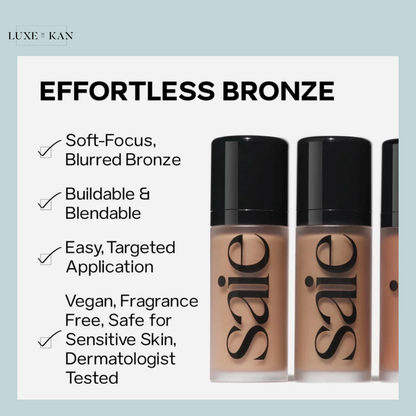 SAIE DEW BRONZE SOFT-FOCUS EFFORTLESS LIQUID BRONZER 12ML