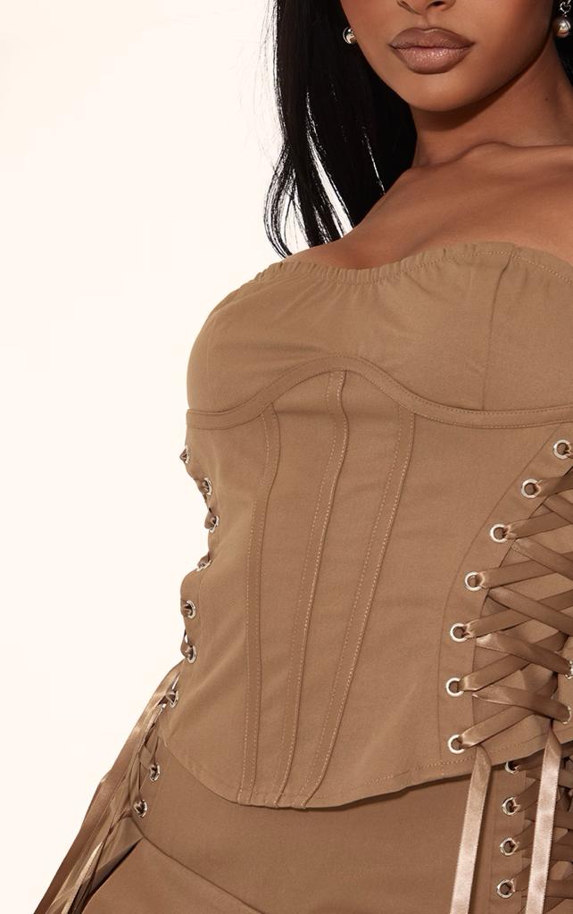 Brown corset  PrettyLittleThing