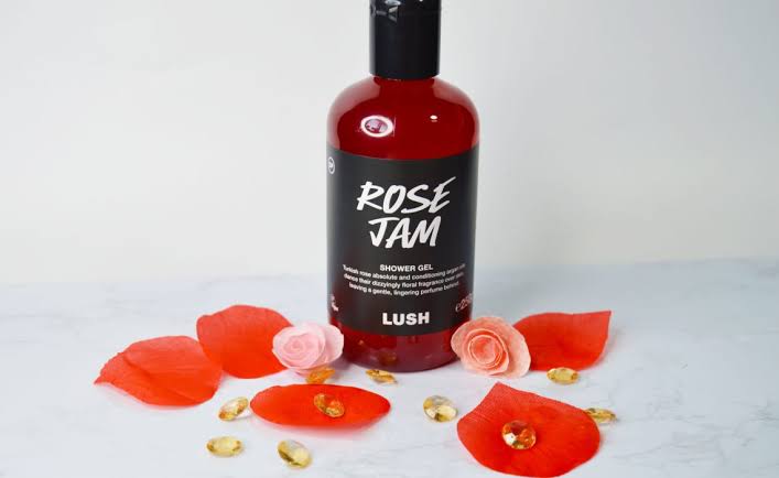 Lush Cosmetics Rose Jam Shower Gel Luxe By Kan