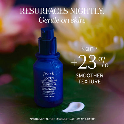 FRESH LOTUS YOUTH PRESERVE RESURFACING DREAM SERUM 30ML