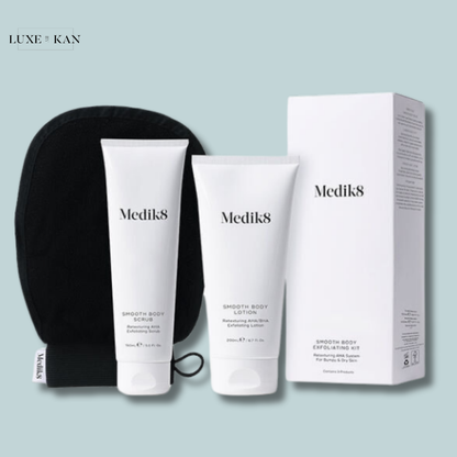 MEDIK8
SMOOTH BODY EXFOLIATING KIT