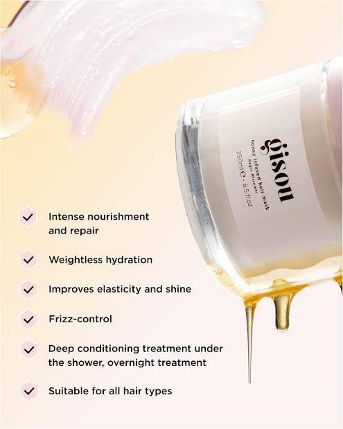 GISOU Honey Infused Hair Mask 240ml