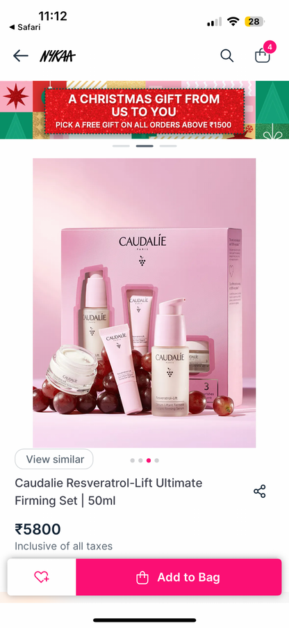 CAUDALIE Resveratrol-Lift Ultimate Firming Set