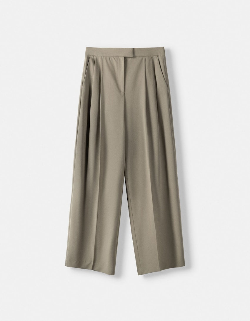 Bershka Relaxed-fit trousers with double darts