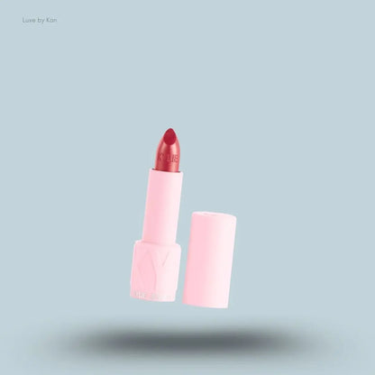 Kylie Cosmetics Creme Lipstick on blue background — Luxe by Kan India