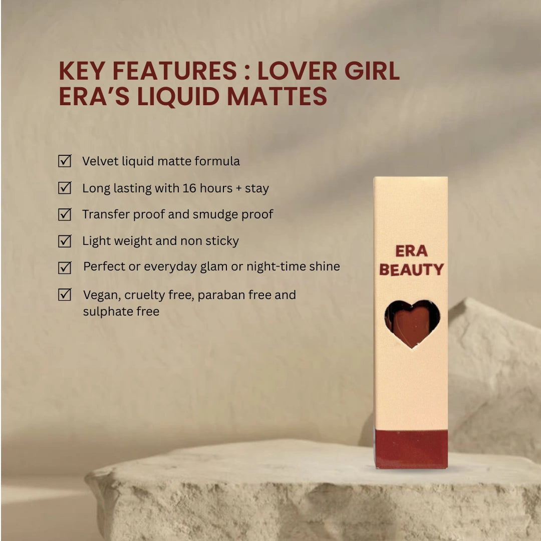 Era Beauty Velvet Liquid Matte Lipstick - Lover Girl
