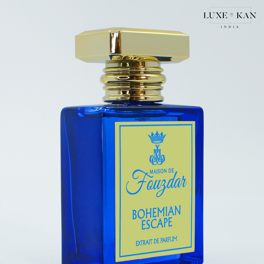 Maison de fouzdar bohemian escape perfume bottle.