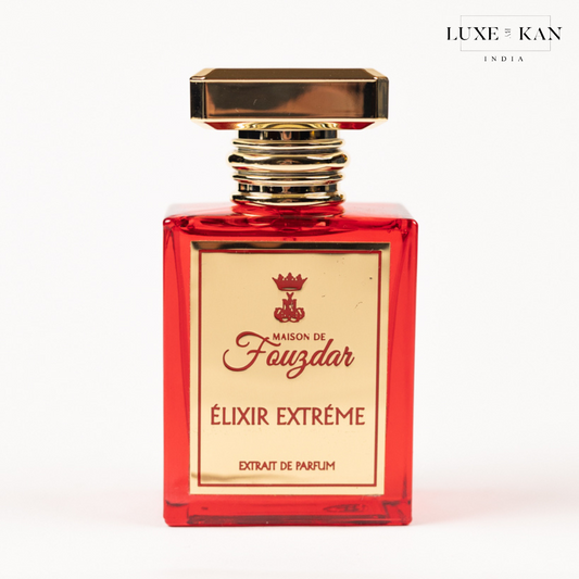 Maison de fouzdar elixir extreme perfume bottle.