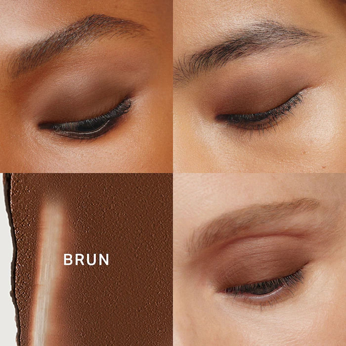 A collage of close-up images showcasing diverse skin tones and eye makeup, highlighting varying textures and shades.