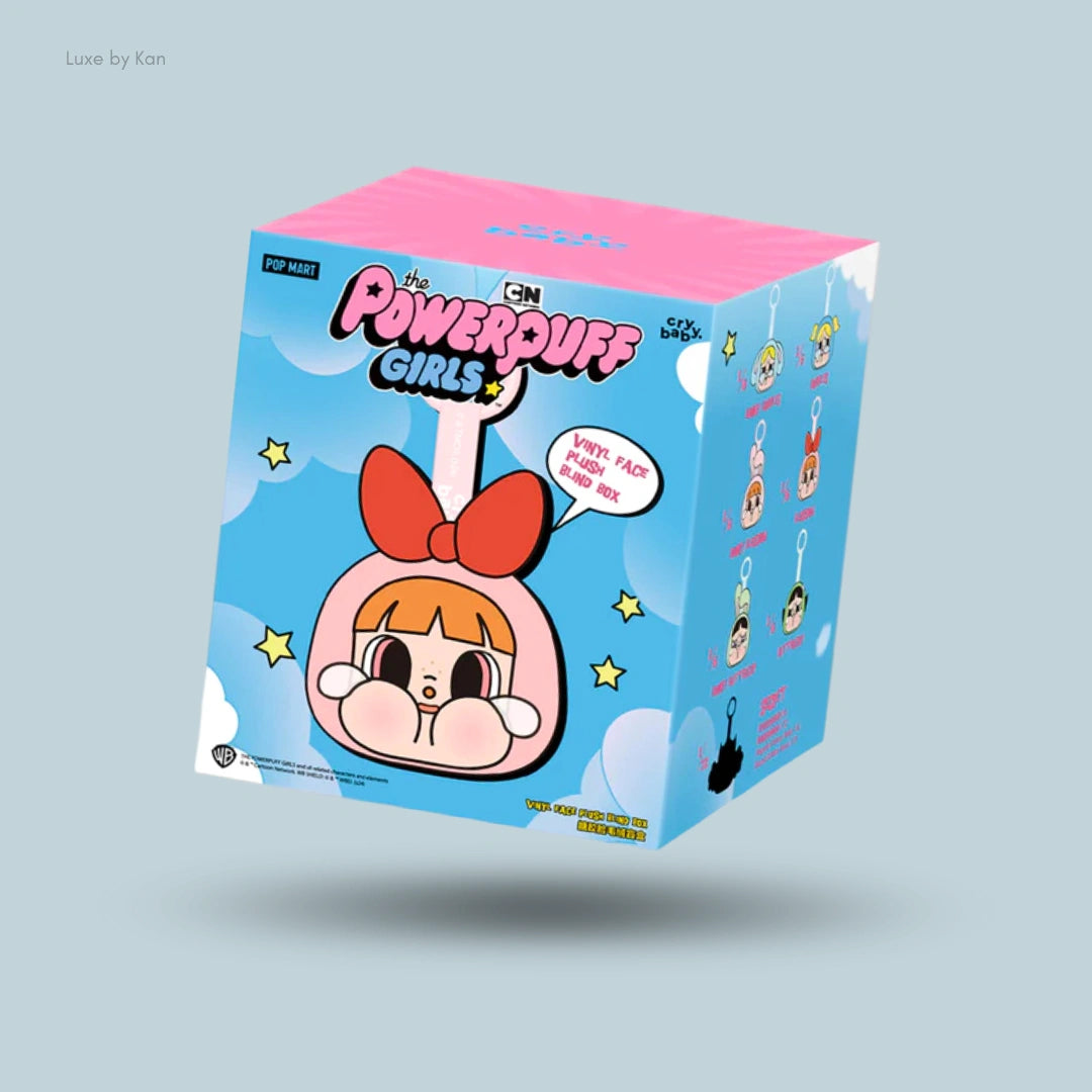 POP MART CRYBABY X POWERPUFF GIRLS SERIES VINYL FACE PLUSH SEALED CASE (PACK OF 1)