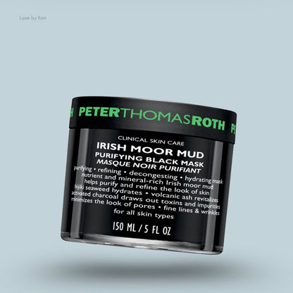 Peter Thomas Roth Irish Moor Mud Purifying Black Mask container.