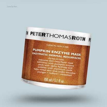 Peter Thomas Roth Pumpkin Enzyme Mask, a jar of enzymatic dermal resurfacer.