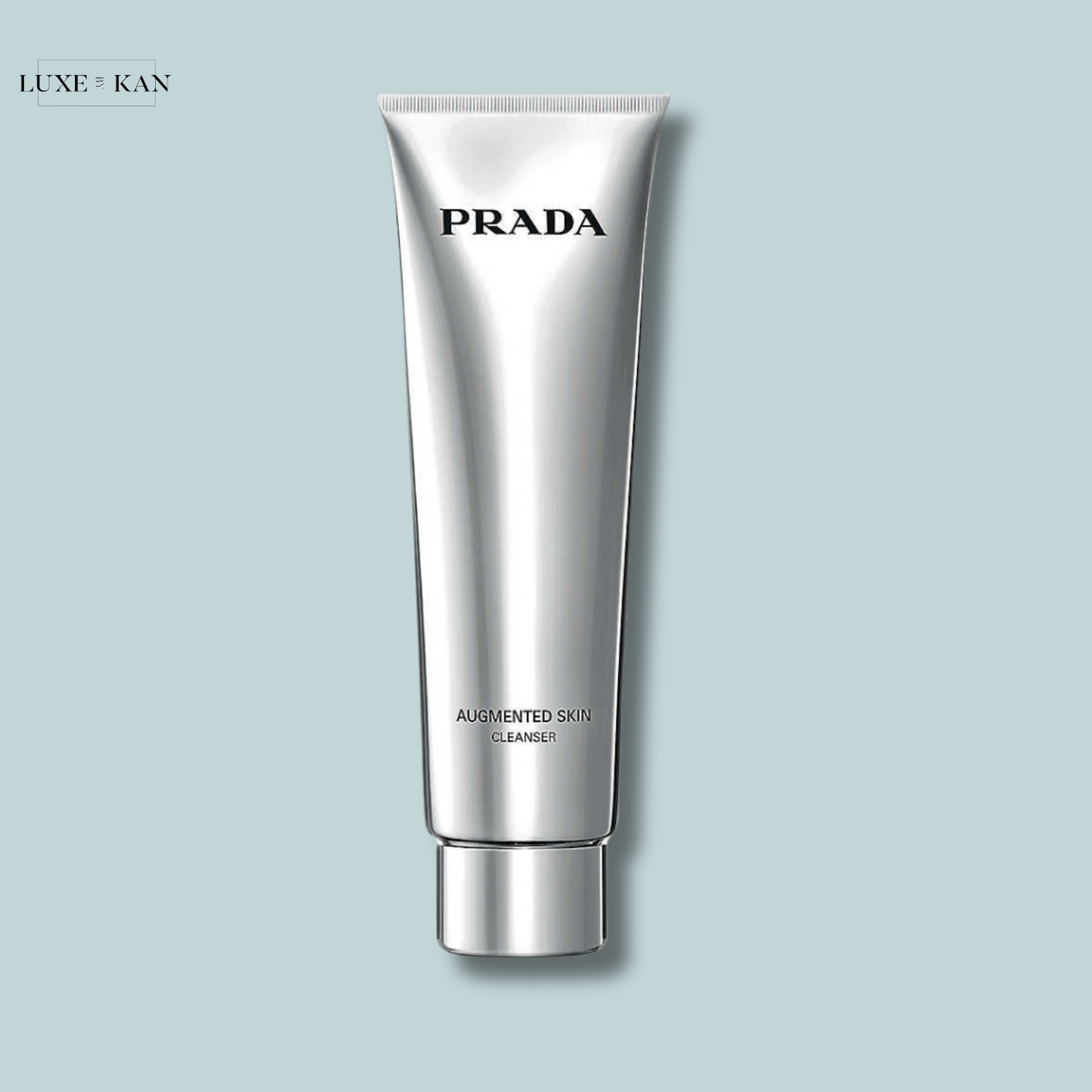 Prada augmented skin cleanser silver tube.