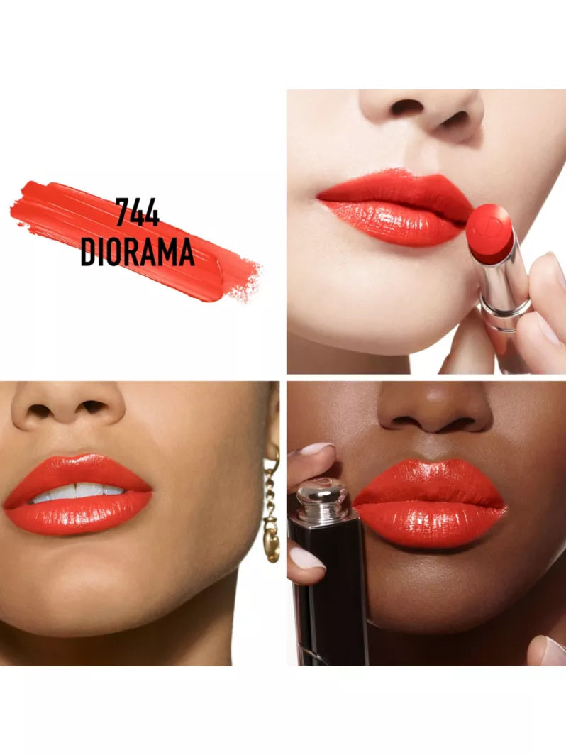 DIOR ADDICT SHINE REFILLABLE LIPSTICK 3.2G IN THE SHADE 744 DIORAMA