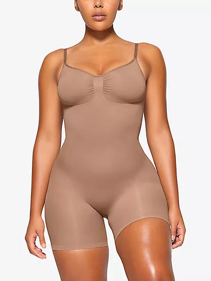 SKIMS Sculpt ruched stretch-woven body