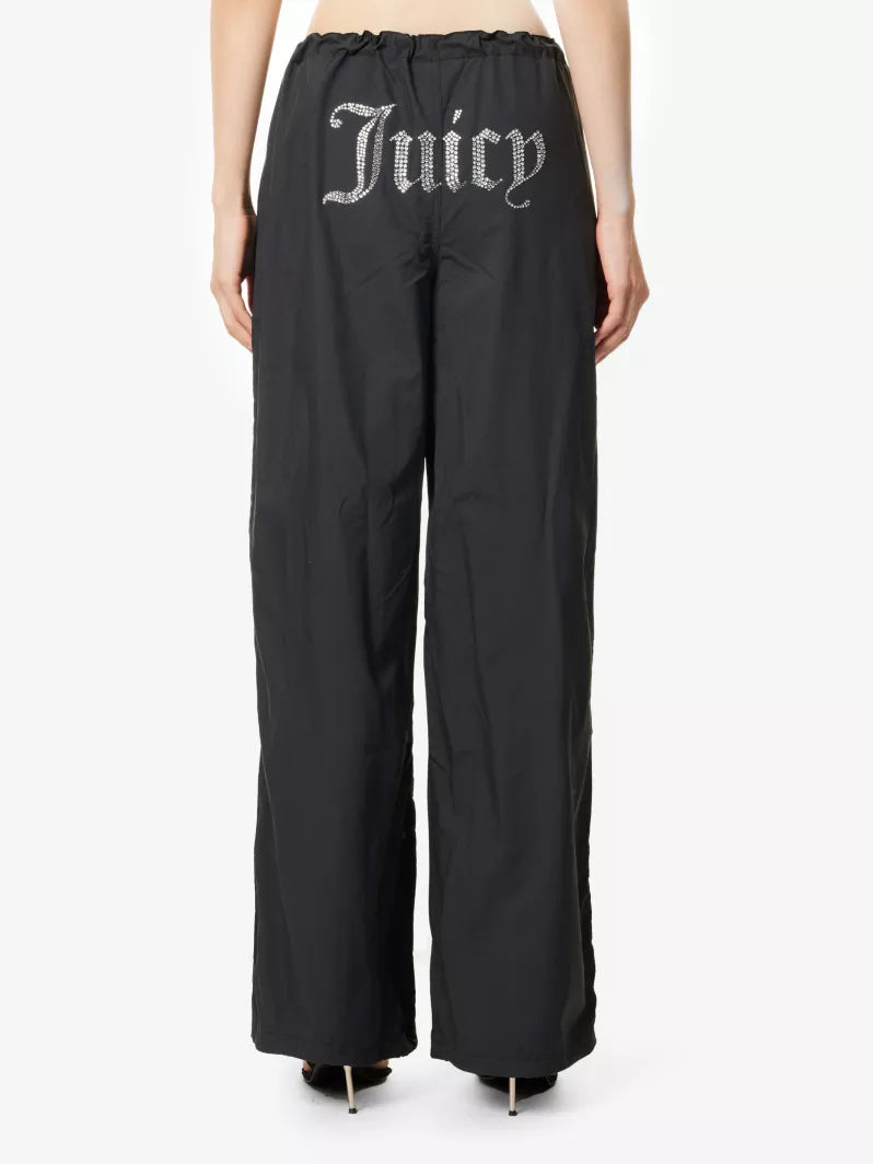 Juicy Couture Ayla drawstring-waist shell trousers