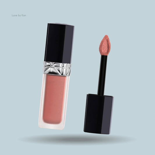 Rouge Dior Forever liquid sequin lipstick and applicator.