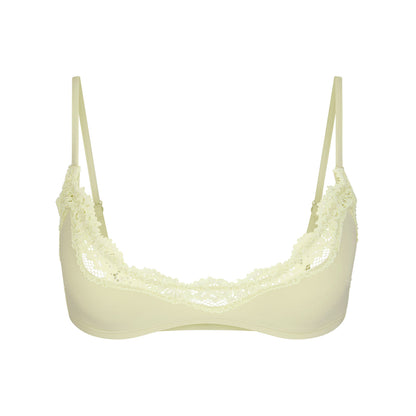 SKIMS Fits Everybody lace-trimmed stretch-woven bra