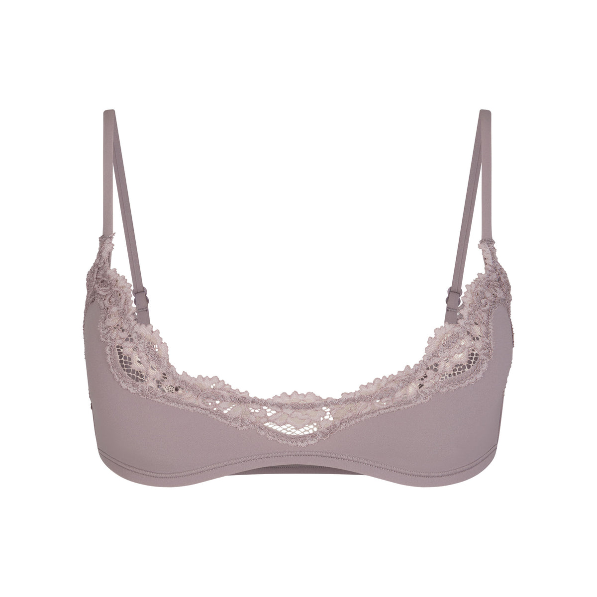 SKIMS Fits Everybody lace-trimmed stretch-woven bra