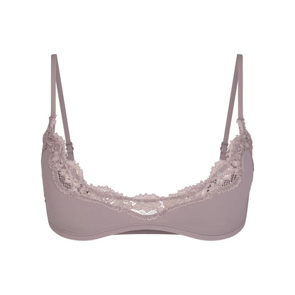 SKIMS Fits Everybody lace-trimmed stretch-woven bra