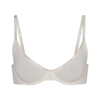 SKIMS COTTON LOGO DEMI BRA