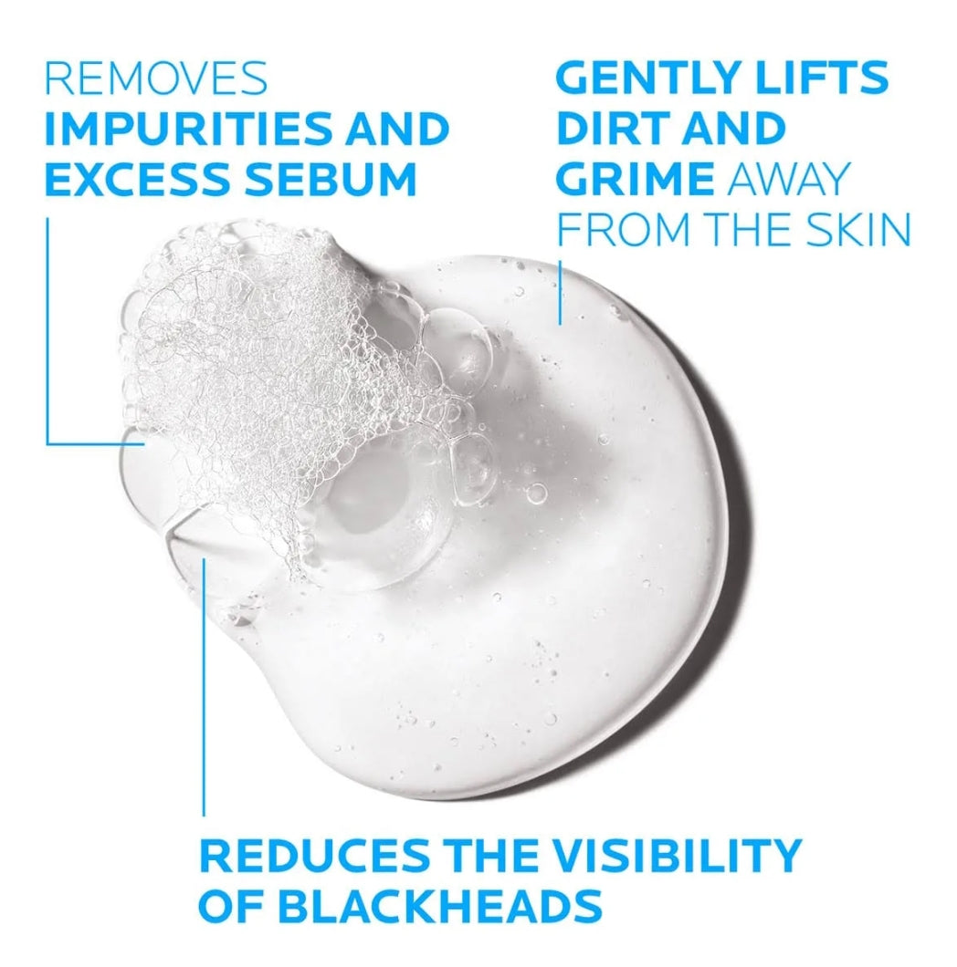 LA ROCHE-POSAY EFFACLAR PURIFYING FOAMING GEL CLEANSER FOR OILY, BLEMISH-PRONE SKIN 200ML