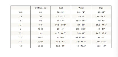 SKIMS Silk Lace Short size guide chart with measurements