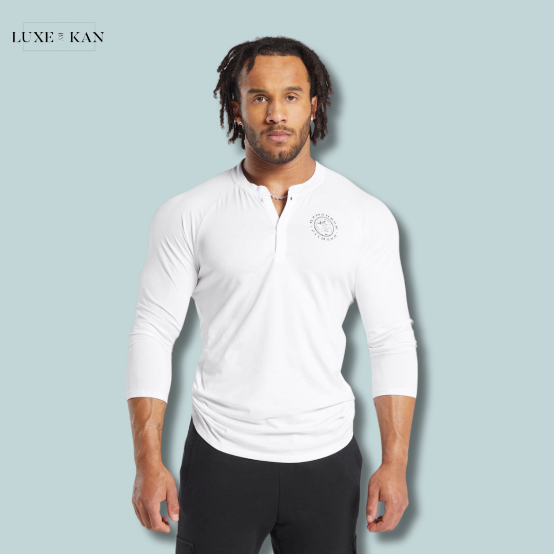 GYMSHARK MEN LEGACY HENLEY
Slim Fit