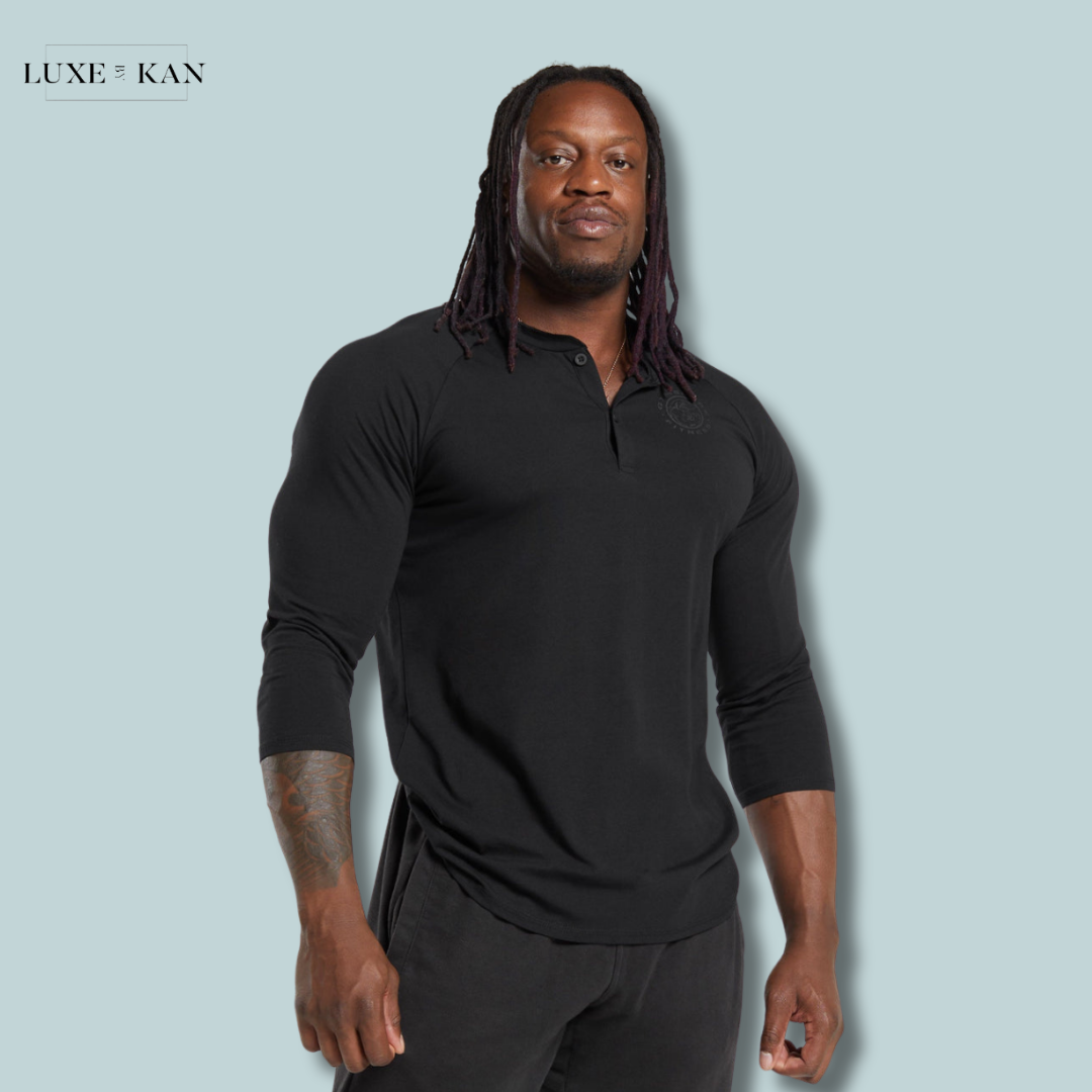 GYMSHARK MEN LEGACY HENLEY
Slim Fit