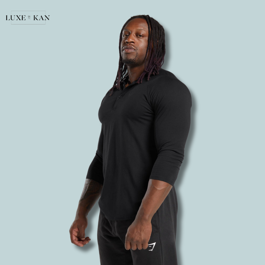 GYMSHARK MEN LEGACY HENLEY
Slim Fit