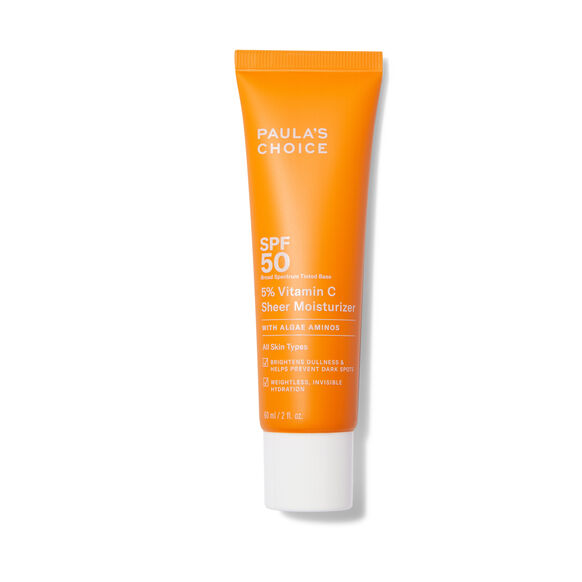 PAULA'S CHOICE 
5% VITAMIN C SHEER MOISTURIZER SPF50 60ML